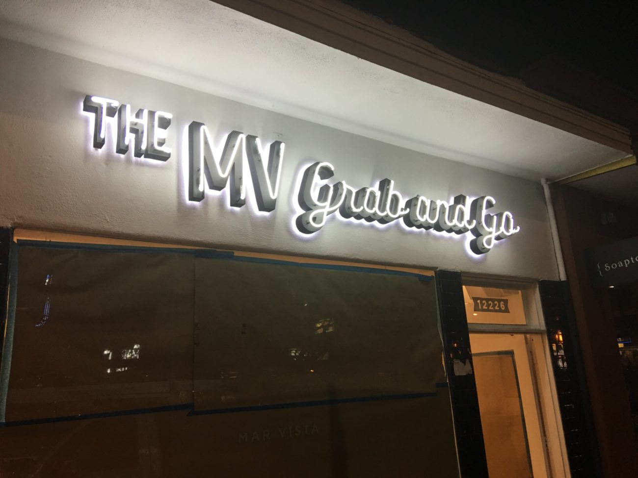 Storefront neon signs with LED