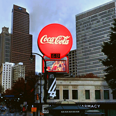 Coca-Cola Sign Atlanta Georgia
