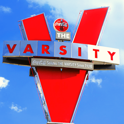 Varsity Drive-In sign Atlanta